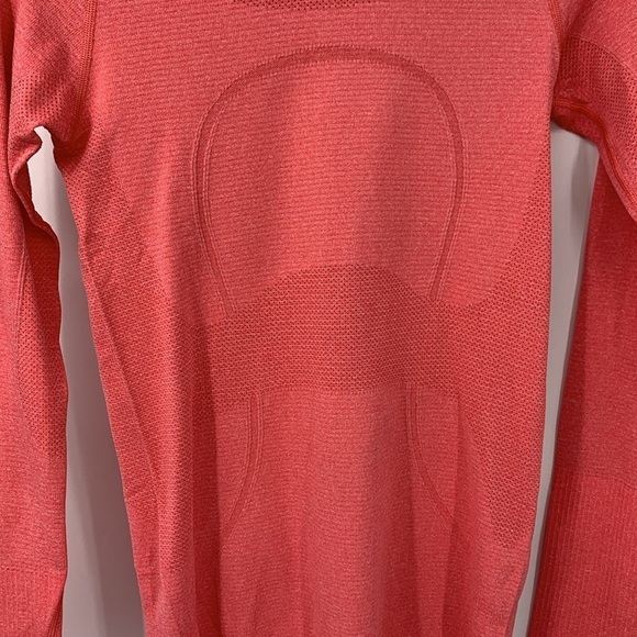 Lululemon Swiftly Tech long sleeve crew shirt top pink athletic thumb women 6 - Picture 2 of 7